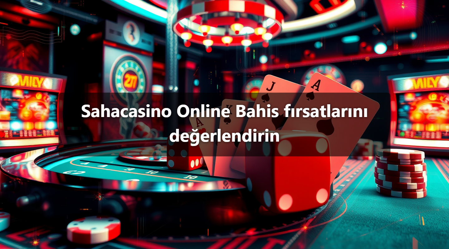 Sahacasino Online Bahis fırsatlarını değerlendirin